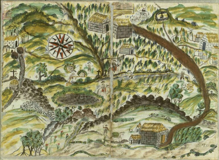 AGN, Mapas, Planos e Ilustraciones, MAPILU/2489, Rancho Apetlanca; Zacoalpa. Procede de: AGN, Tierras vol. 3600, exp. 6, f. 31.